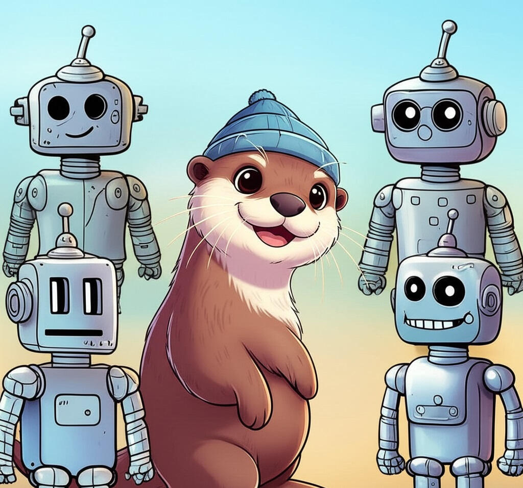 Ommu Picture of Ommu the Otter, an AI mental health chatbot for youth.